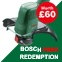 Bosch 18v 36v Cordless Lawnmower UniversalRotak 2x18V-37-550 2x 4.0Ah Batteries