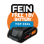 Fein AMM 700 Plus AS 18V AMPShare BL Multimaster + 60PC + ProCore 2x Batteries