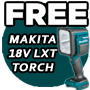Makita DGD800Z 18v LXT Cordless Lithium Ion Die Grinder Bare Unit + Makpac Case