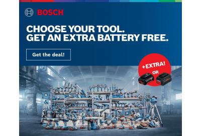 Bosch – Choose Your Tool, Get A Free Battery