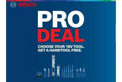 Bosch – Choose Your Item, Get A Free Hand Tool