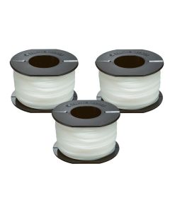 Black and Decker A6171 Pack of 3 x 50m Grass Strimmer Line on Storage Spool