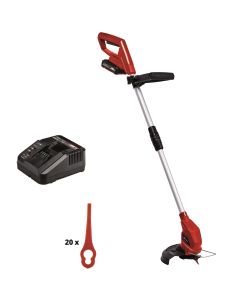 Einhell 3411125 18v Cordless Grass Trimmer with 2ah Battery Charger + Blades
