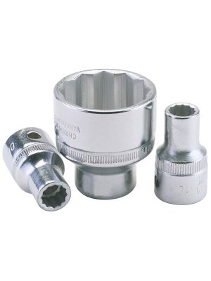 Draper 24715 Elora Bi-Hexagon Socket, 1/2" Sq. Dr., 26mm