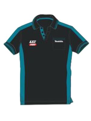 Makita LXT XGT Cooldry Black Polo Shirt T-Shirt Black Collar Extra Large XL