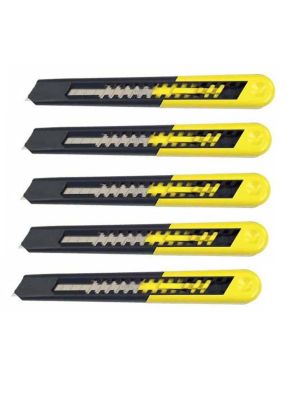 Stanley STA010150 SM9 Snap 9mm Utility Blade Knife Handle 0-10-150 x5