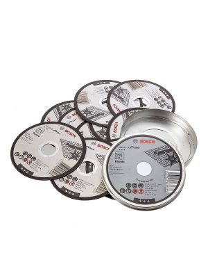 Bosch 115mm Thin 1mm Inox Rapido Straight Grinding Cutting Discs Pack of 10