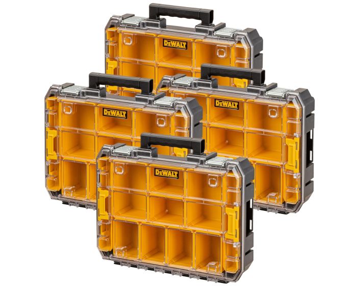 4 x Dewalt DWST82968-1 TSTAK Watersealed Stackable Tool Fixing