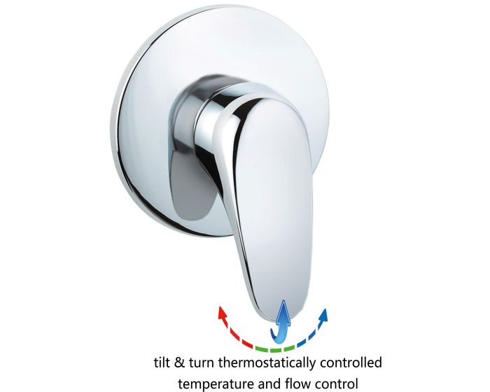 Housoutil Single Handle Shower Mixing Valve – Aluminum Alloy, 2cm Thread, For Bathrooms, Schools & Job Sites