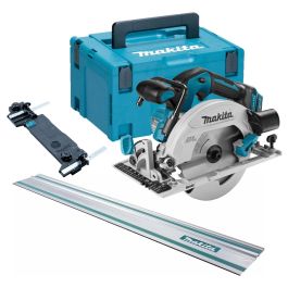 Makita DHS680Z 18v Lithium Brushless Circular Saw 165mm Bare MakPac 1.5m Rail Buyaparcel