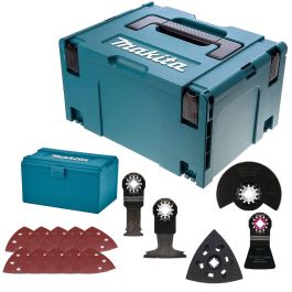 Makita Makpac Case Starlock Multi Tool 15 Piece Set Plunge Segment Blade DTM52 Buyaparcel