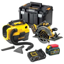 DeWalt DCS579T2 54v 190mm XR FlexVolt Circular Saw 2 x 6.0Ah DCV584 Vacuum Buyaparcel
