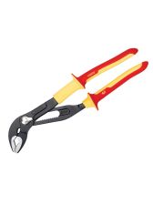 Bahco 7224S VDE Quick-Adjust Water Pump Pliers 250mm - 44mm Capacity BAH7224S
