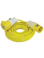 Faithfull FPPTL14ML 110v Trailing Lead 16amp 14m One Socket Cable