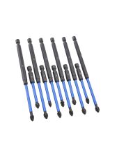 Faithfull Long 75mm 150mm Impact Screwdriver Bit Set 12 Piece PZ2 XMS26SBIT12