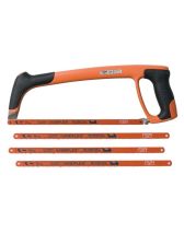 Bahco 319 Hacksaw Lightweight Steel Core 12in with 4 x 24TPI 300mm Blades BAH319