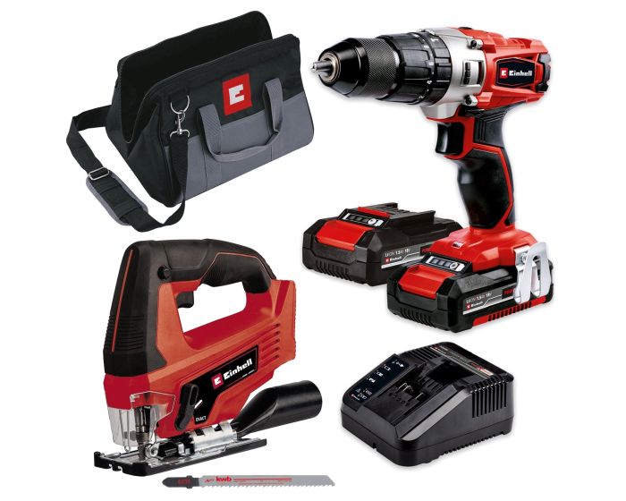 Einhell pxc 18v cordless combi drill 2 x 1.5 ah deals