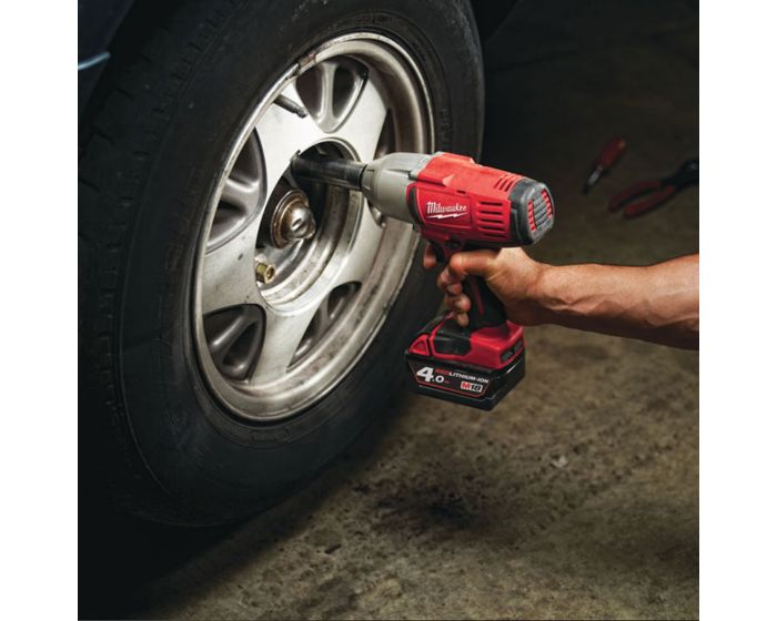 Milwaukee Heavy Duty 1 2 Impact Wrench 18v High Torque Bare Cased HD18HIW 0X Buyaparcel
