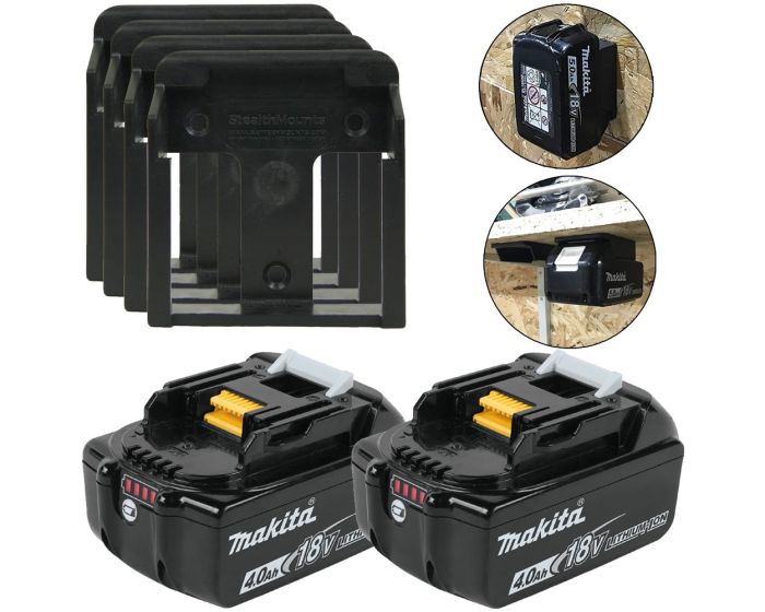 For Makita 18V Battery 4Ah Replacement | BL1840B Li-ion Battery 3 Pack