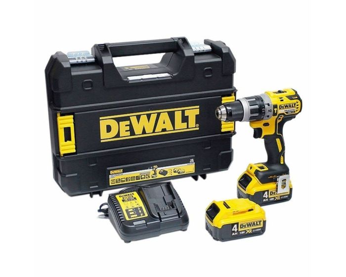 Dewalt DCD796M2 18v XR Brushless Compact Combi Hammer Drill 2 x 4.0ah Battery Buyaparcel