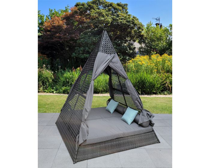Outdoor sales teepee bed