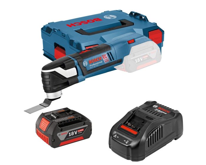 Bosch 18v GOP Multi Tool Cutter GOP18V EC 1 x 5.0ah Lithium Ion