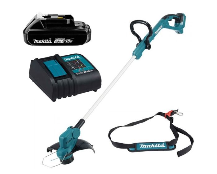 Makita DUR193 LXT 18v Cordless Garden Grass Line Trimmer Strimmer 1.5ah Battery Buyaparcel