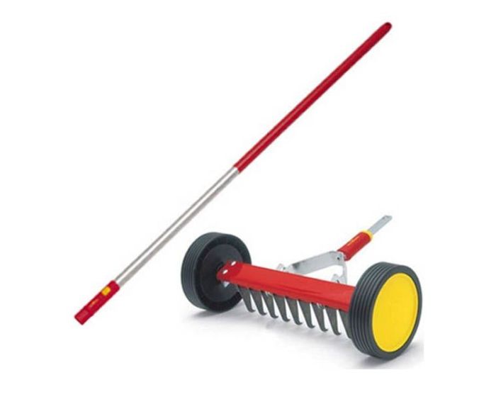 Wolf Garten Roller Moss Removal Rake URM3 Garden Multi Change ZMI15 Handle