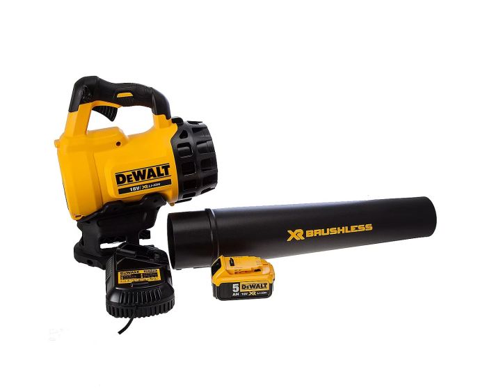 Dewalt DCM562P1 18v XR Brushless Blower 5.0ah Lithium Ion Battery Charger Buyaparcel