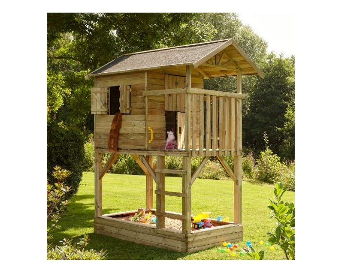 Raised play clearance house