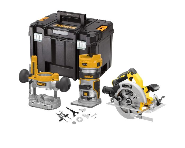 Dewalt DCW604N 18v XR Brushless Router Trimmer Plunge Base DCS570N Circular Saw Buyaparcel