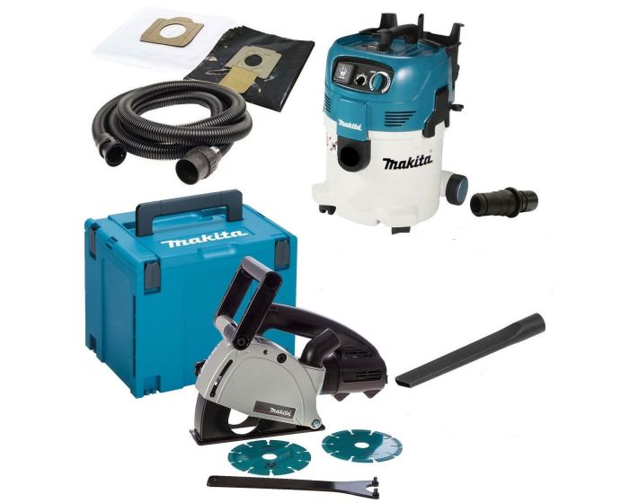 Makita wall chaser and vacuum cheap