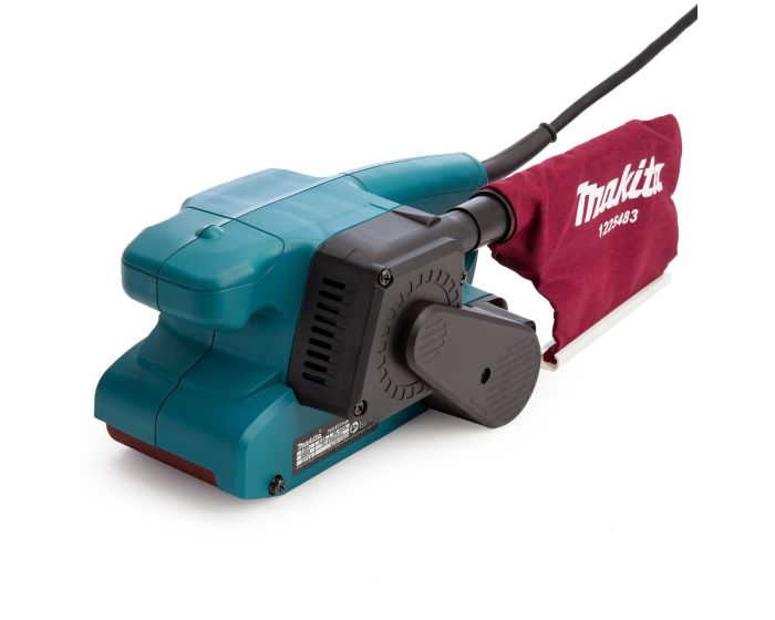 Makita 9911 3 3 Inch 75 x 457mm Heavy Duty Corded 110v Belt Sander Dust Bag Buyaparcel