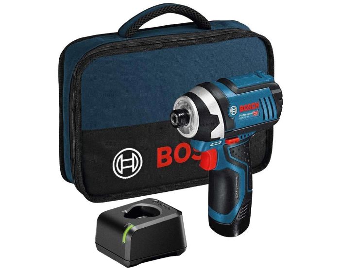 Bosch GDR 12V 105 12v Cordless Impact Driver GDR 12V 105 1 x 2.0ah Battery Buyaparcel