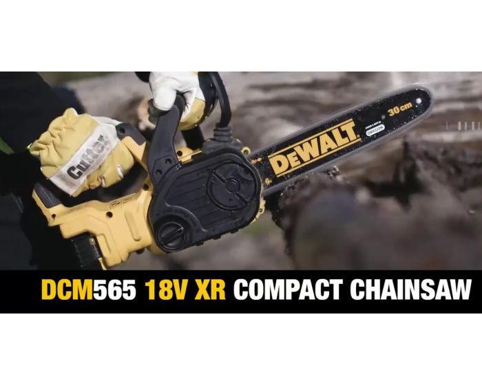 Dewalt DCM565M2 18v XR 30cm Cordless Chainsaw Brushless 2 x 4.0ah Batteries Buyaparcel