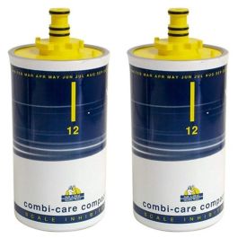 Combicare 2 x AquaDial Combicare Refill Filter Cartridge 22mm 15mm 12 Month Scale ...