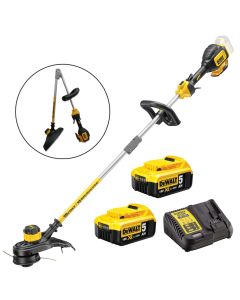 Dewalt DCM561P2S 18v XR Brushless Grass Line Trimmer + 2 x 5.0ah + Charger