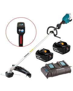 Makita DUR369LCT2-KIT LXT 18v 36v Li Ion Brush Cutter Strimmer 43cm 2x 5.0ah