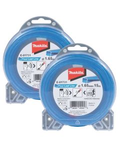 2x Makita E-01731 Brush Cutter Grass Trimmer Nylon Line 15m Low Noise DUR181Z 