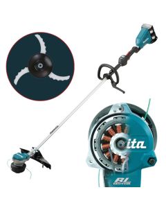 Makita DUR368LZ Twin LXT 18v 36v Li-Ion Brushless Brush Cutter Bare + Blade