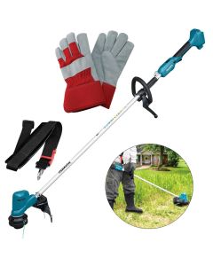 Makita DUR194ZX3 LXT 18v Cordless Grass Line Trimmer Garden Strimmer + Gloves