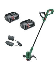Bosch 06008C1C04 Cordless 18v Grass Trimmer EasyGrassCut + X2 1.5AH Battery kit 