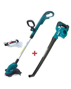 Makita DUR181Z LXT 18v LXT Cordless Grass Line Trimmer Strimmer + DUB186Z Blower