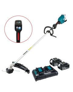 Makita DUR369LZ Twin LXT 18v 36v Li Brushless Brush Cutter Strimmer 43cm 2x5Ah