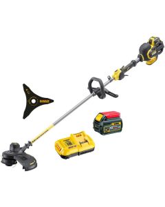Dewalt DCM571T1 54v XR FLEXVOLT Cordless Grass Timmer Brush Cutter + 6ah + Blade