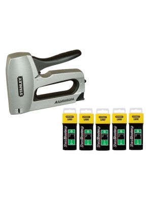 Stanley Heavy-Duty Staple Gun 0-TR150HL + Heavy Duty 10mm Staples 1-TRA706T