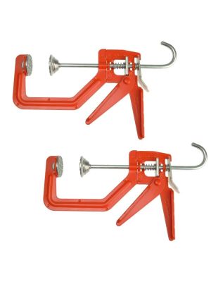 X2 Cox Solo SOL150M 6" 150mm One Hand Speed Trigger Metal Pad Clamps