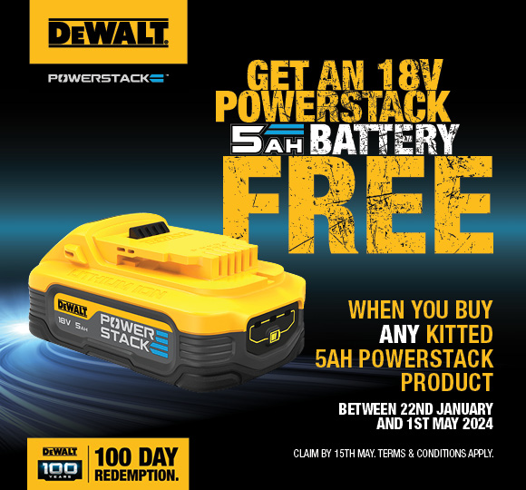 Dewalt free hotsell battery promotion