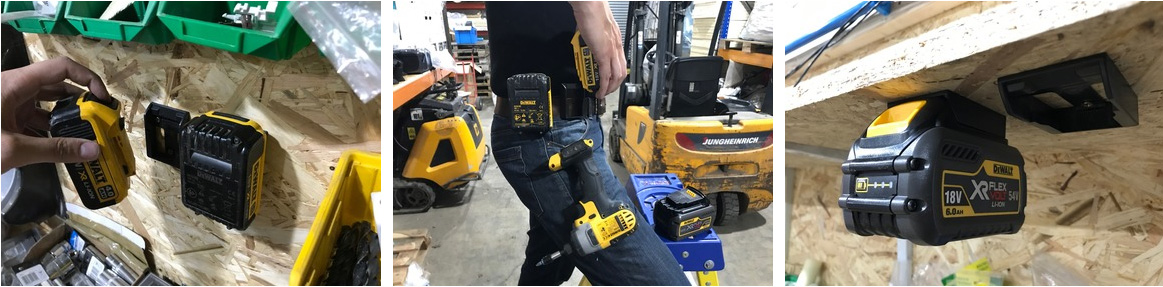 Dewalt Battery Mounts