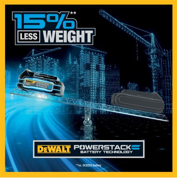 Dewalt Powestack 15% Lighter